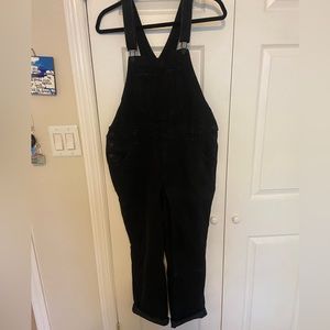 Black old navy overalls